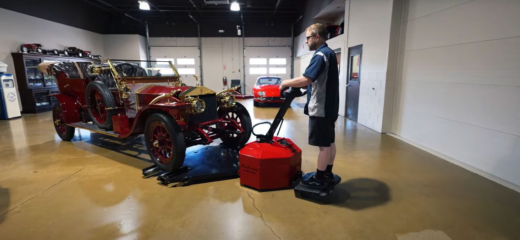 CarCaddy Vehicle Puller being used at Hyman as their dedicated vehicle mover.