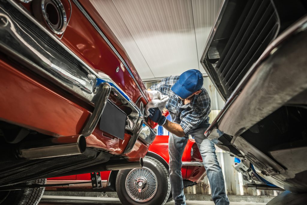 Classic car restoration shops have many challenges but moving cars in tight spaces is a top issue.