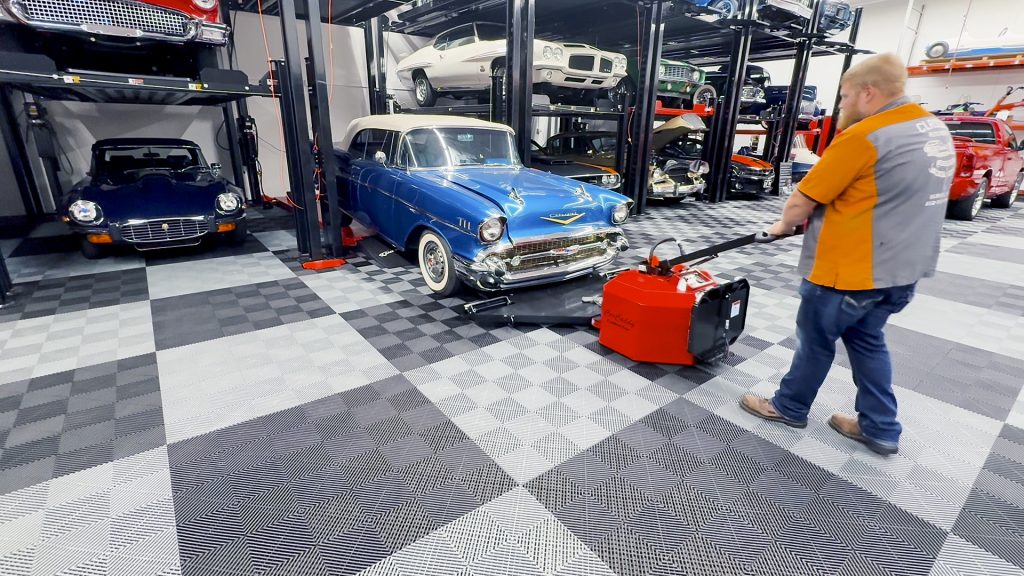 Luxury Vehicle Valet with a Powered Vehicle Mover from CarCaddy